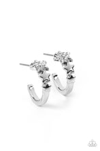 Load image into Gallery viewer, Paparazzi's Starfish Showpiece - Silver hoop earrings
