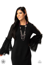 Load image into Gallery viewer, Paparazzi's All The Trimmings - Purple Pearl necklace (Blockbusters)