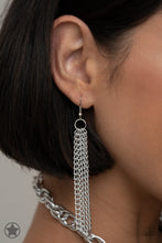 Load image into Gallery viewer, Paparazzi's SCARFed For Attention - Silver necklace (Blockbusters)