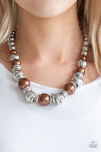 Load image into Gallery viewer, Paparazzi's Hollywood Haute Spot - Brown Pearl necklace