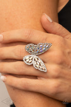 Load image into Gallery viewer, Paparazzi's Flauntable Flutter - Multi Iridescent ring (Life of the Party)