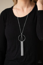 Load image into Gallery viewer, Paparazzi's Apparatus Applique - Silver necklace