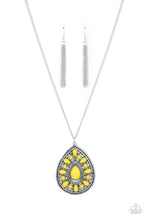 Load image into Gallery viewer, Paparazzi's Retro Prairies - Yellow necklace