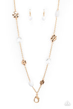 Load image into Gallery viewer, Paparazzi's Glossy Glamorous - White necklace - lanyard
