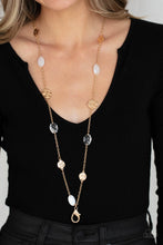 Load image into Gallery viewer, Paparazzi's Glossy Glamorous - White necklace - lanyard