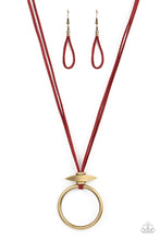 Load image into Gallery viewer, Paparazzi's Noticeably Nomad - Red Urban necklace