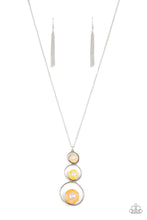 Load image into Gallery viewer, Paparazzi's Celestial Courtier - Yellow Iridescent necklace