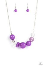 Load image into Gallery viewer, Paparazzi's Bauble Bonanza - Purple necklace
