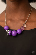 Load image into Gallery viewer, Paparazzi's Bauble Bonanza - Purple necklace