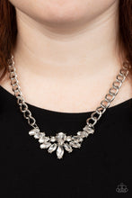 Load image into Gallery viewer, Paparazzi's Come at Me ~ White necklace