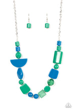 Load image into Gallery viewer, Paparazzi's Tranquil Trendsetter - Green Acrylic necklace