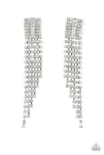 Load image into Gallery viewer, Paparazzi's A-Lister Affirmations - White earrings
