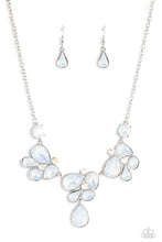 Load image into Gallery viewer, Paparazzi's Everglade Escape - White & Iridescent necklace