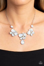 Load image into Gallery viewer, Paparazzi's Everglade Escape - White & Iridescent necklace