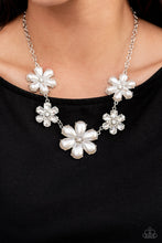 Load image into Gallery viewer, Paparazzi's Fiercely Flowering - White Pearl necklace (Life of the Party)