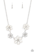 Load image into Gallery viewer, Paparazzi's Fiercely Flowering - White Pearl necklace (Life of the Party)