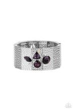 Load image into Gallery viewer, Paparazzi's Flickering Fortune - Purple & Iridescent bracelet
