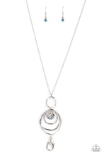 Load image into Gallery viewer, Paparazzi's Mermaid Maestoso - Blue Iridescent necklace (lanyard)