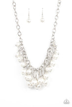 Load image into Gallery viewer, Paparazzi's Powerhouse Pose - White Pearl necklace
