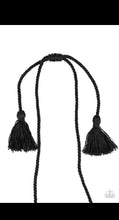Load image into Gallery viewer, Paparazzi's Macrame Mantra - Black Urban Necklace