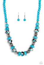 Load image into Gallery viewer, Paparazzi's Warped Whimsicality - Blue necklace