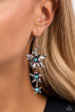 Load image into Gallery viewer, Paparazzi&#39;s Tapered Tiers - Blue earrings ~ Coming Soon
