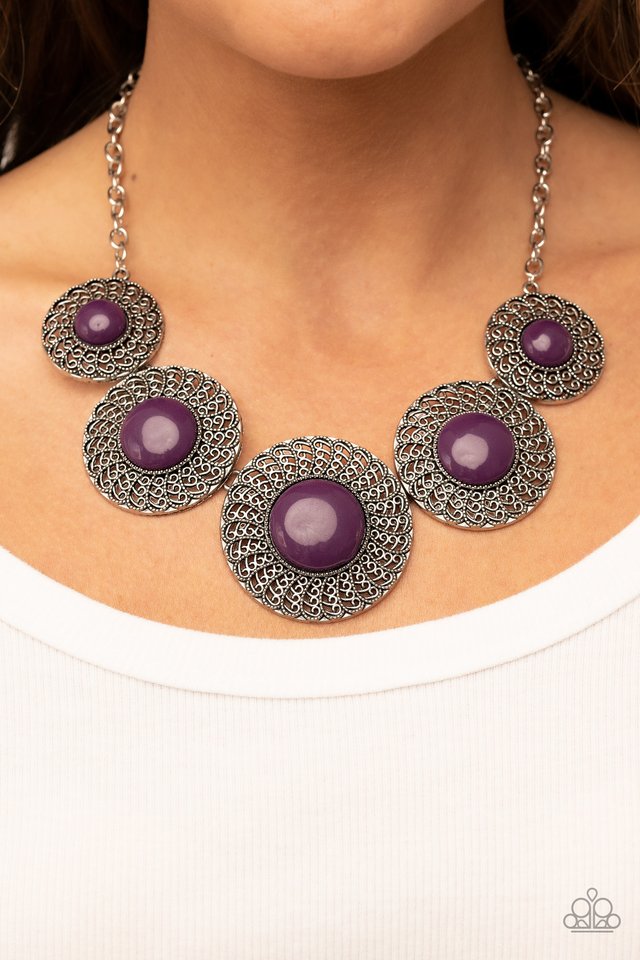 Paparazzi's Detail Orientated - Purple necklace