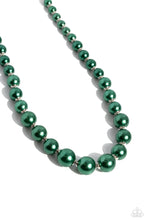 Load image into Gallery viewer, Paparazzi&#39;s Manhattan Mongul - Green Pearl Necklace
