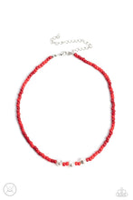 Load image into Gallery viewer, Paparazzi&#39;s I Can SEED Clearly Now - Red Seedbead necklace (Choker)
