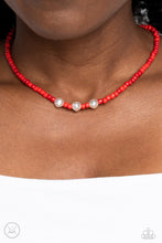 Load image into Gallery viewer, Paparazzi&#39;s I Can SEED Clearly Now - Red Seedbead necklace (Choker)
