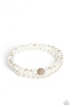 Load image into Gallery viewer, Paparazzi&#39;s Countess Cutie - Gold Pearl bracelet
