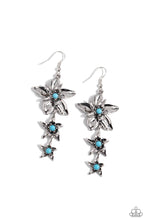 Load image into Gallery viewer, Paparazzi&#39;s Tapered Tiers - Blue earrings ~ Coming Soon
