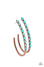 Load image into Gallery viewer, Paparazzi&#39;s Artisan Soul - Copper hoop earrings
