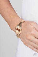 Load image into Gallery viewer, Paparazzi&#39;s Aztec Allure - Gold bracelet
