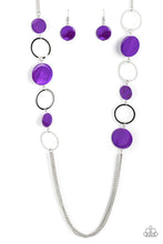 Load image into Gallery viewer, Paparazzi&#39;s Beach Hub - Purple necklace
