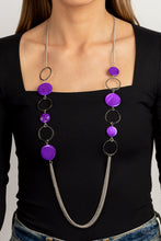 Load image into Gallery viewer, Paparazzi&#39;s Beach Hub - Purple necklace
