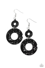 Load image into Gallery viewer, Paparazzi&#39;s Cabo Courtyard - Black earrings
