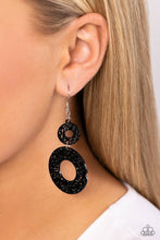 Load image into Gallery viewer, Paparazzi&#39;s Cabo Courtyard - Black earrings
