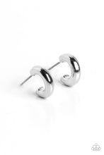 Load image into Gallery viewer, Paparazzi&#39;s Catwalk Curls - Silver hoop earrings
