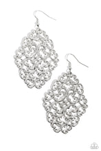 Load image into Gallery viewer, Paparazzi&#39;s Contemporary Courtyard - Silver earrings ~ New Releases
