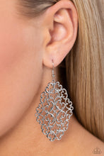 Load image into Gallery viewer, Paparazzi&#39;s Contemporary Courtyard - Silver earrings ~ New Releases
