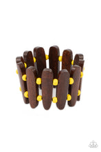 Load image into Gallery viewer, Paparazzi&#39;s Coronado Cabana - Yellow Wood bracelet
