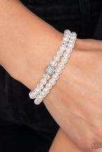 Load image into Gallery viewer, Paparazzi&#39;s Countess Cutie - White Pearl bracelet
