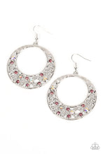 Load image into Gallery viewer, Paparazzi&#39;s Enchanted Effervescence - Purple &amp; Iridescent hoop earrings
