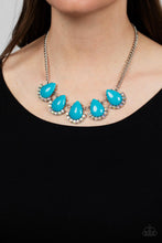 Load image into Gallery viewer, Paparazzi&#39;s Ethereal Exaggerations - Blue &amp; Iridescent necklace
