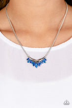 Load image into Gallery viewer, Paparazzi&#39;s Flash of Fringe - Blue necklace
