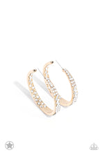 Load image into Gallery viewer, Paparazzi&#39;s GLITZY by Association - Gold hoop earrings (Blockbusters)
