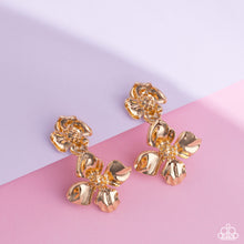 Load image into Gallery viewer, Paparazzi&#39;s Gilded Grace - Gold post earrings
