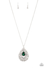 Load image into Gallery viewer, Paparazzi&#39;s Glitz and GLOW - Green necklace
