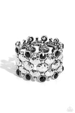 Load image into Gallery viewer, Paparazzi&#39;s Hammered Headliner - Black bracelet
